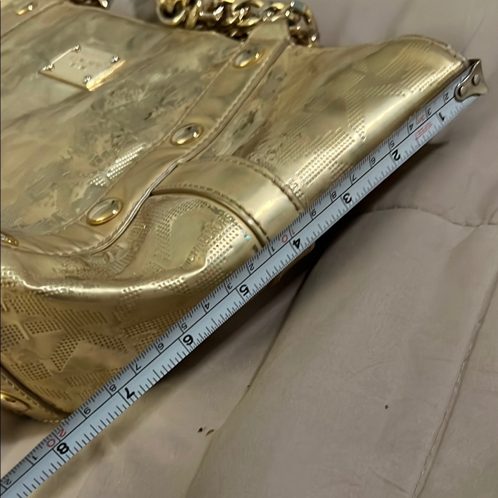 💎FINAL MARKDOWN💎Michael Kors Stunning Gold Shoulder Bag with Chain Straps - Picture 16 of 16